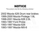 Front Semi-Metallic Disc Brake Pads SIM-637 For Mazda 626 Protege Ford Probe MX-6