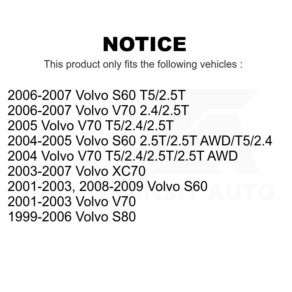 Front Semi-Metallic Disc Brake Pads SIM-794 For Volvo S60 V70 XC70 S80