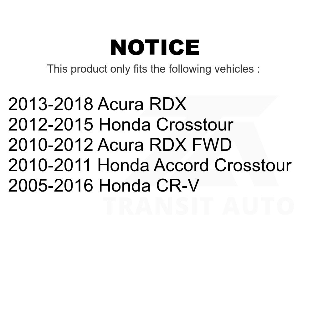 Rear Ceramic Disc Brake Pads TEC-1086 For Honda CR-V Acura RDX Crosstour Accord