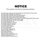 Front Ceramic Disc Brake Pads TEC-1149 For Dodge Charger Chrysler 300 Challenger Jeep Grand Cherokee Magnum