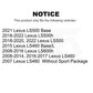 Rear Ceramic Disc Brake Pads TEC-1283 For Lexus LS460 LS500 LS600h LS500h