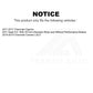 Front Ceramic Disc Brake Pads TEC-1404 For Chevrolet Camaro Caprice Saab 9-5