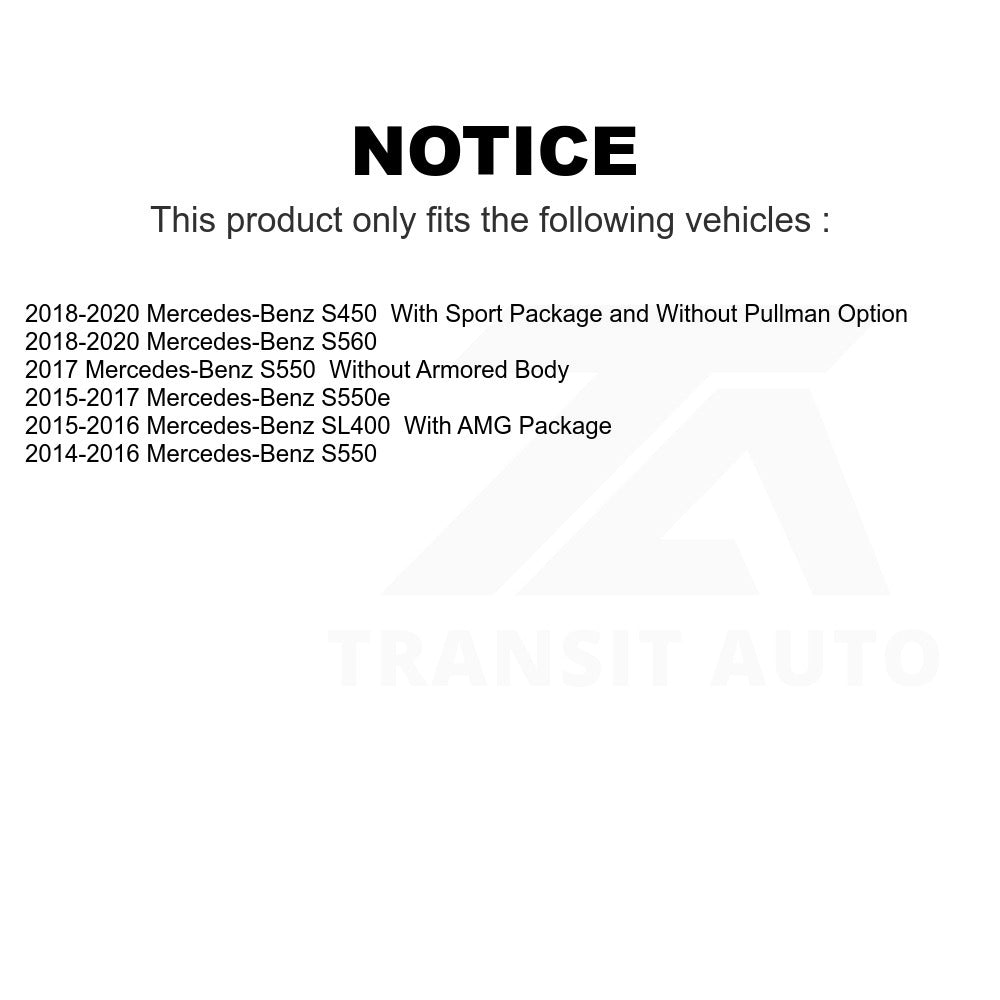 Front Ceramic Disc Brake Pads TEC-1688 For Mercedes-Benz S550 S560 S450 SL400 S550e