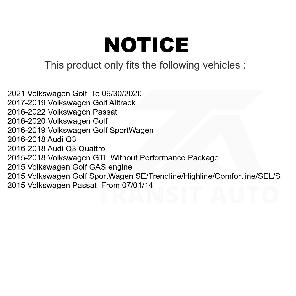 Rear Ceramic Disc Brake Pads TEC-1779 For Volkswagen Passat GTI Audi Golf Q3 SportWagen Alltrack Quattro