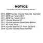 Front Ceramic Disc Brake Pads TEC-1828 For Kia Forte Hyundai Veloster Elantra GT Forte5 Koup