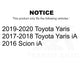 Front Ceramic Disc Brake Pads TEC-1852 For Toyota Yaris iA Scion
