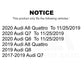 Rear Ceramic Disc Brake Pads TEC-1895 For Audi Q7 Q8 A8 Quattro