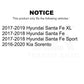 Rear Ceramic Disc Brake Pads TEC-1916 For Kia Sorento Hyundai Santa Fe Sport XL