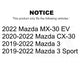Rear Ceramic Disc Brake Pads TEC-2219 For Mazda 3 CX-30 Sport MX-30 EV