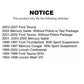 Front Ceramic Disc Brake Pads TEC-598 For Ford Taurus Mercury Sable Lincoln Continental Thunderbird Mark VIII Cougar