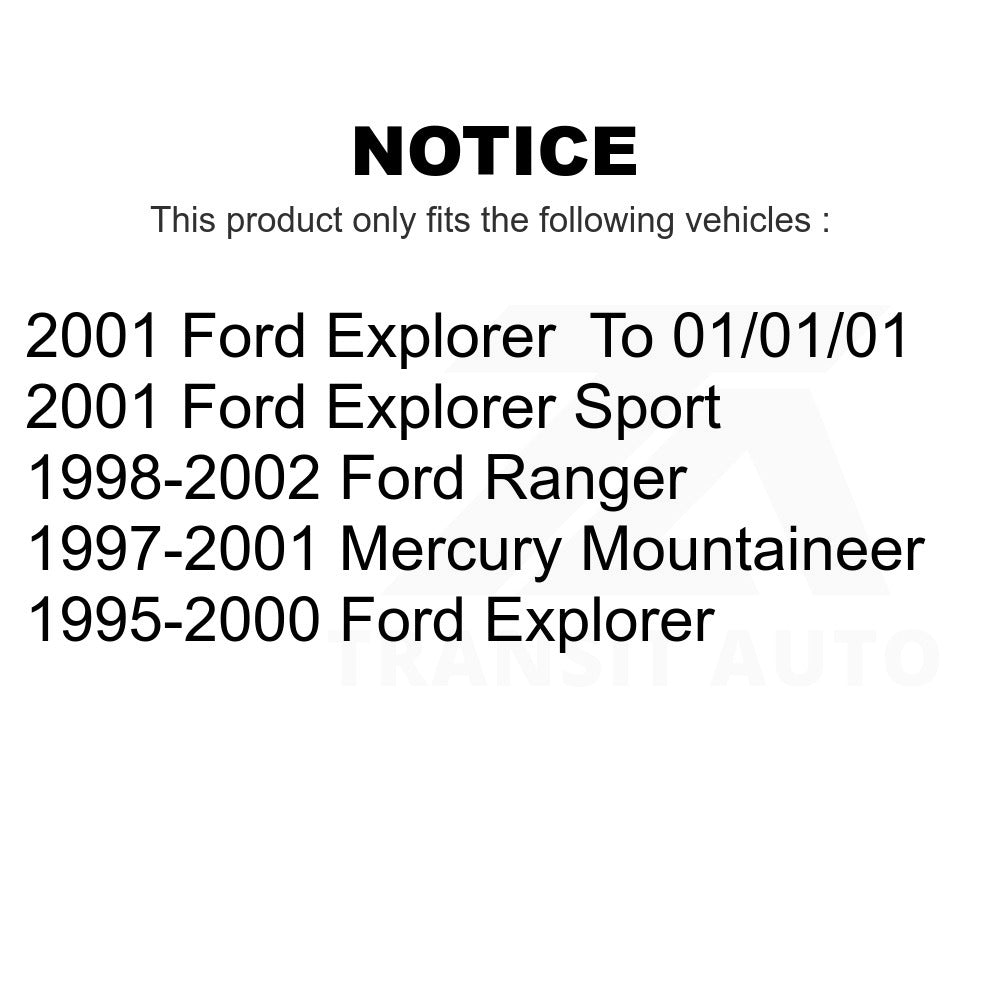 Rear Ceramic Disc Brake Pads TEC-667 For Ford Ranger Explorer Mercury Mountaineer Sport