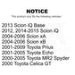 Front Ceramic Disc Brake Pads TEC-822 For Toyota Prius Scion xB xA Echo Celica MR2 Spyder iQ