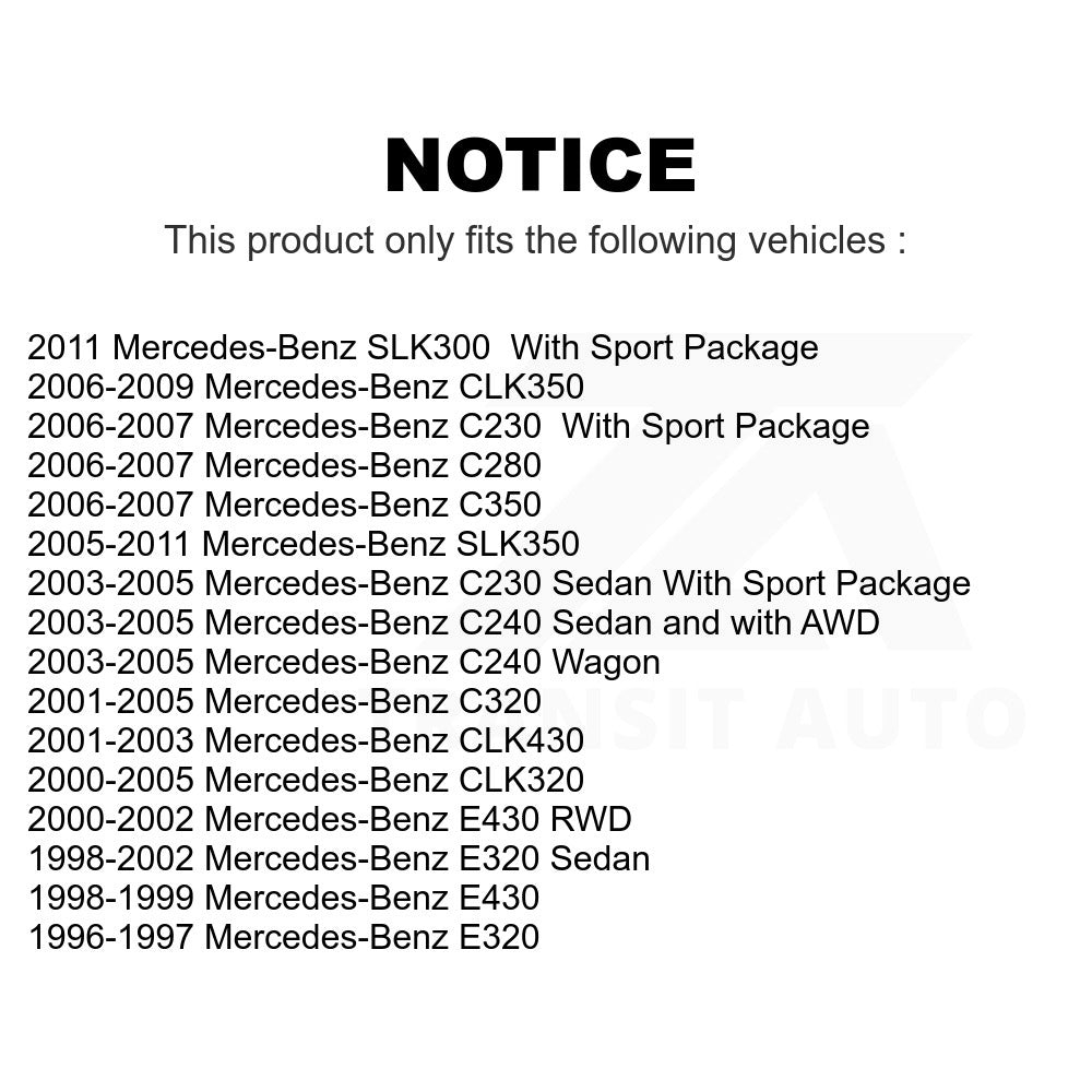 Rear Ceramic Disc Brake Pads TEC-873 For Mercedes-Benz E320 C230 C240 CLK320 CLK350 C320 C280 E430 SLK350 CLK430 C350 SLK300