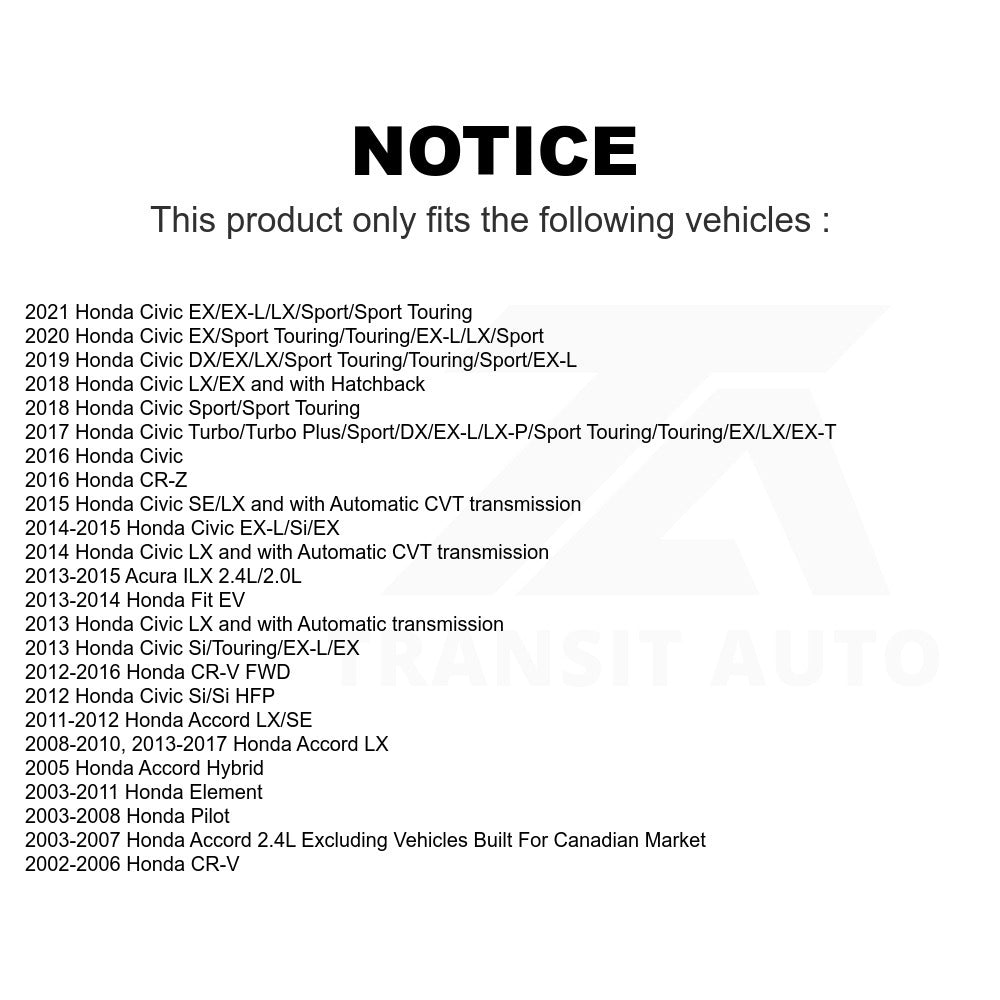 Front Ceramic Disc Brake Pads TEC-914 For Honda Accord Civic CR-V Pilot Element Fit Acura ILX CR-Z