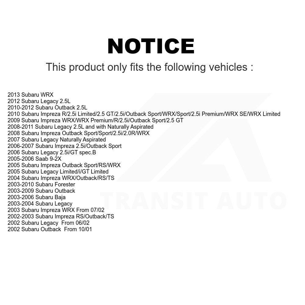 Front Ceramic Disc Brake Pads TEC-929 For Subaru Outback Forester Impreza Legacy Baja Saab 9-2X WRX