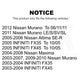 Front Ceramic Disc Brake Pads TEC-969 For Nissan Murano Altima Maxima INFINITI FX35 FX45