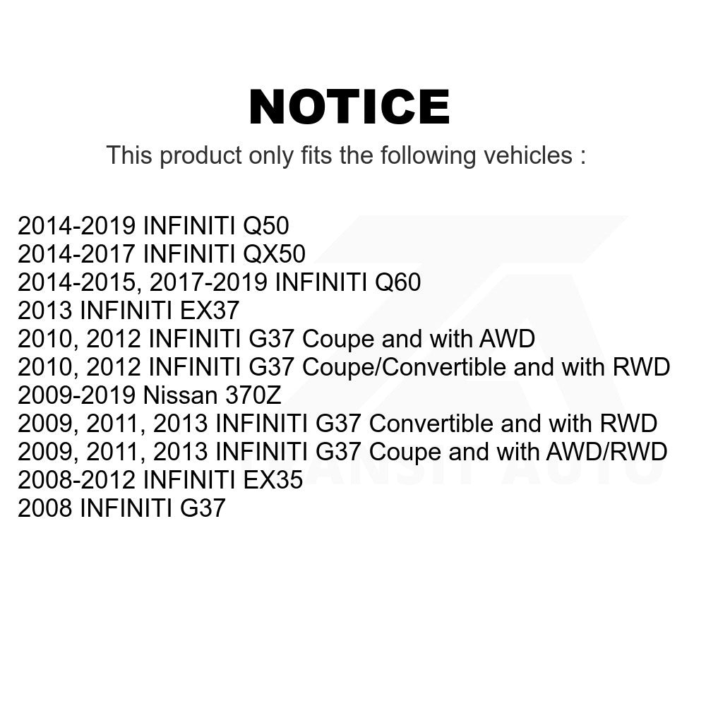 Front Left Upper Suspension Control Arm Ball Joint Assembly TOR-CB4025 For INFINITI G37 Q50 Nissan 370Z QX50 Q60 EX35 EX37