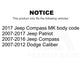 Front Left Lower Suspension Control Arm Ball Joint Assembly TOR-CK620066 For Jeep Patriot Compass Dodge Caliber