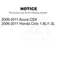 Front Left Lower Suspension Control Arm Ball Joint Assembly TOR-CK620382 For 2006-2011 Honda Civic Acura CSX