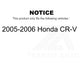 Front Right Lower Suspension Control Arm TOR-CK641242 For 2005-2006 Honda CR-V