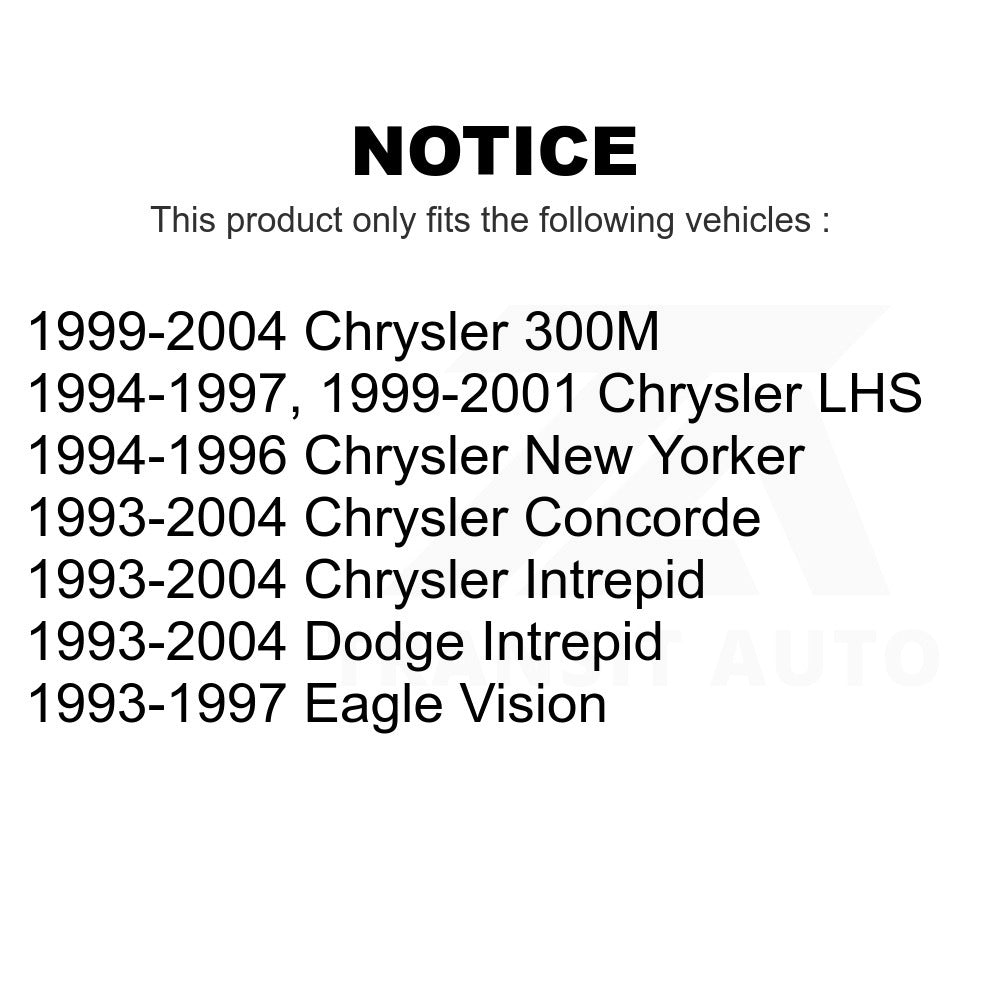 Front Right Lower Suspension Control Arm Ball Joint Assembly TOR-CK7213 For Chrysler Dodge Intrepid Concorde 300M LHS Eagle Vision New Yorker