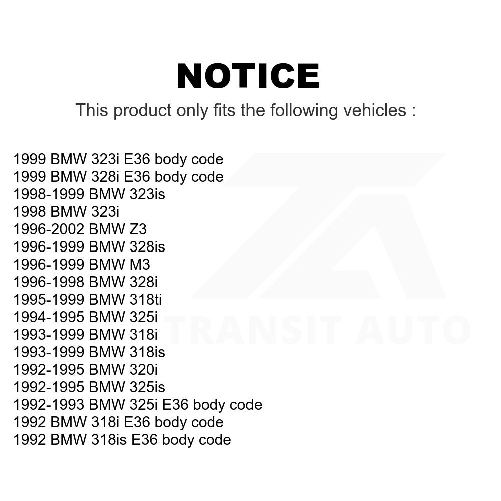 Front Left Lower Suspension Control Arm Ball Joint Assembly TOR-CK80531 For BMW Z3 328i 325i 323i M3 318i 318ti 325is 328is 318is 323is 320i
