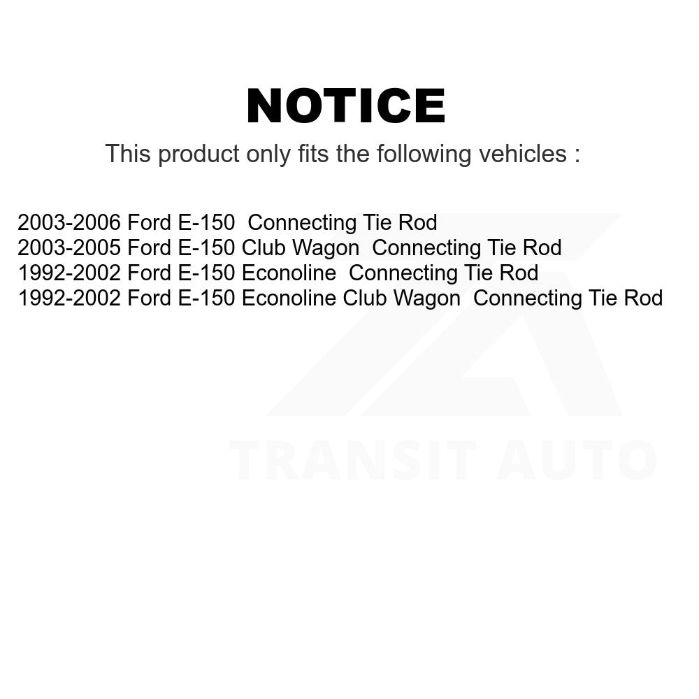 Front Right Inner Steering Tie Rod End TOR-DS1286 For Ford E-150 Econoline Club Wagon Connecting