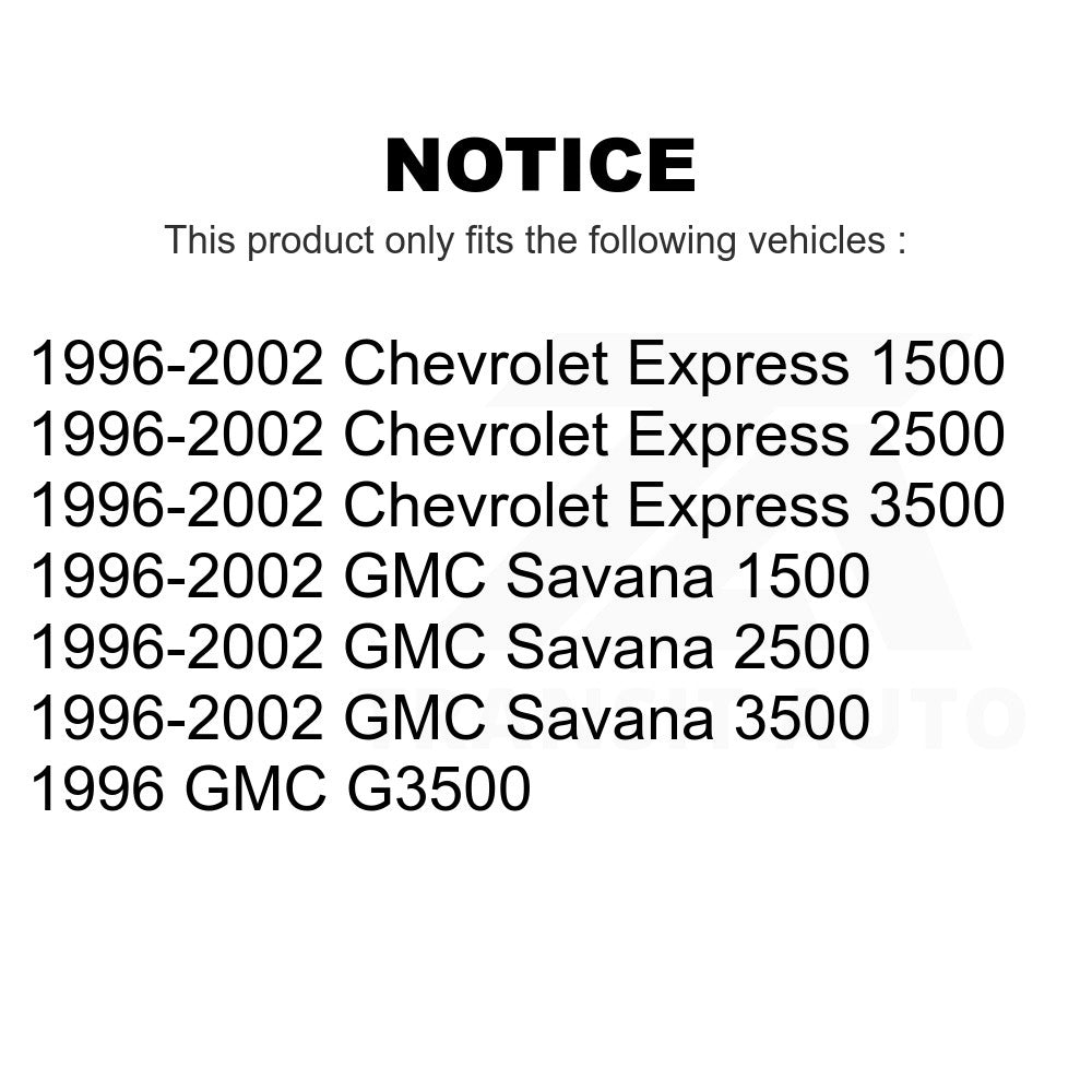 Front Steering Drag Link TOR-DS1427 For Chevrolet Express 3500 GMC 1500 2500 Savana G3500