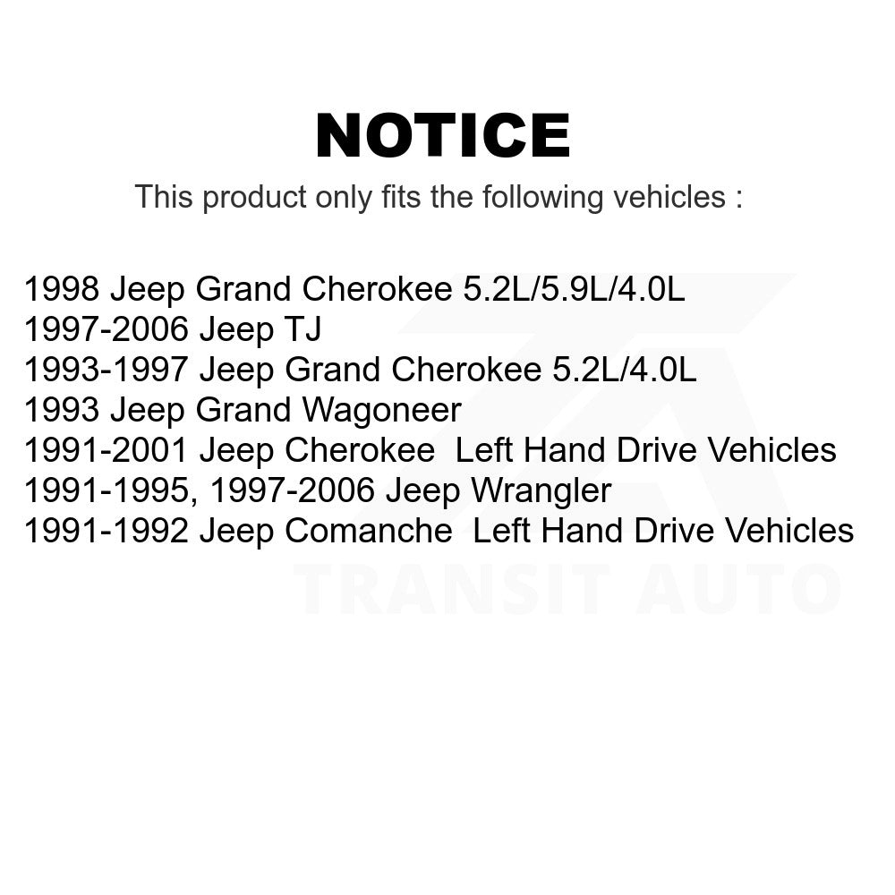 Steering Tie Rod End TOR-ES3096L For Jeep Wrangler Cherokee Grand Comanche Wagoneer TJ
