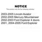 Rear Inner Toe Compensator Link TOR-ES800560 For Ford Explorer Mercury Mountaineer Lincoln Aviator
