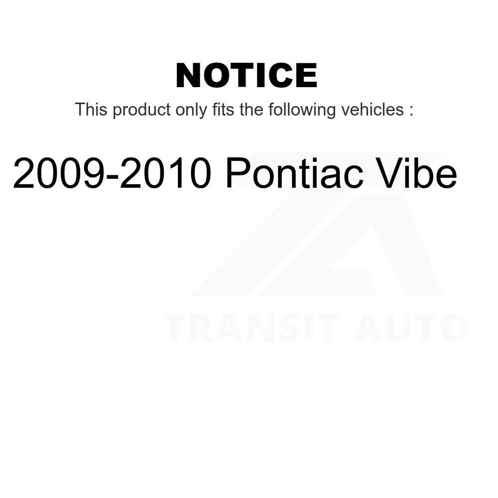 Front Outer Steering Tie Rod End TOR-ES800634 For 2009-2010 Pontiac Vibe