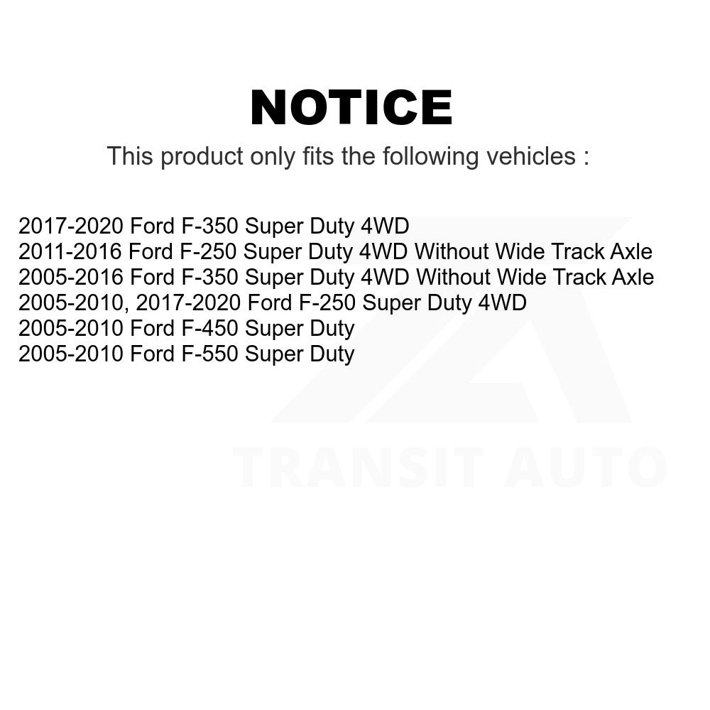 Front Steering Tie Rod End Adjusting Sleeve TOR-ES800977S For Ford F-250 Super Duty F-350 F-450 F-550