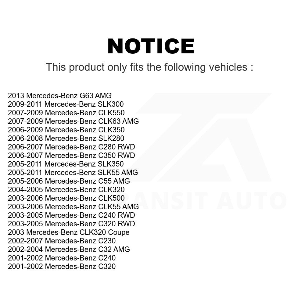 Front Left Outer Steering Tie Rod End TOR-ES80687 For Mercedes-Benz C230 C240 CLK350 C320 C280 CLK320 CLK500 SLK350 SLK280 CLK550 SLK300 C350 SLK55 AMG CLK55 C32 C55 G63 CLK63