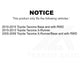 Front Outer Steering Tie Rod End TOR-ES80941 For Toyota Tacoma
