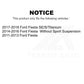 Inner Steering Tie Rod End TOR-EV800903 For Ford Fiesta