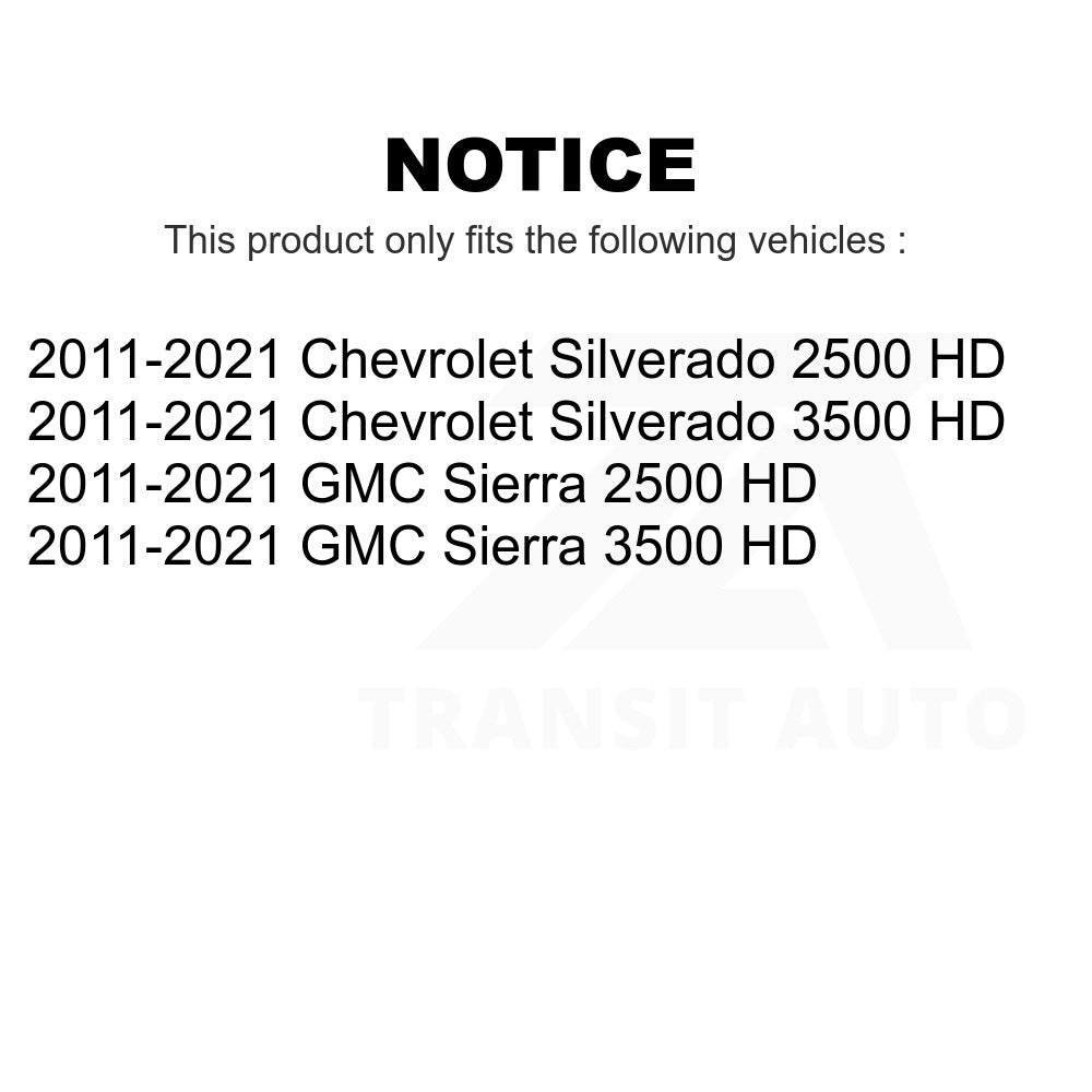 Inner Steering Tie Rod End TOR-EV800935 For 2011-2021 Chevrolet Silverado 2500 HD GMC Sierra 3500