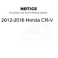 Front Inner Steering Tie Rod End TOR-EV800937 For 2012-2016 Honda CR-V