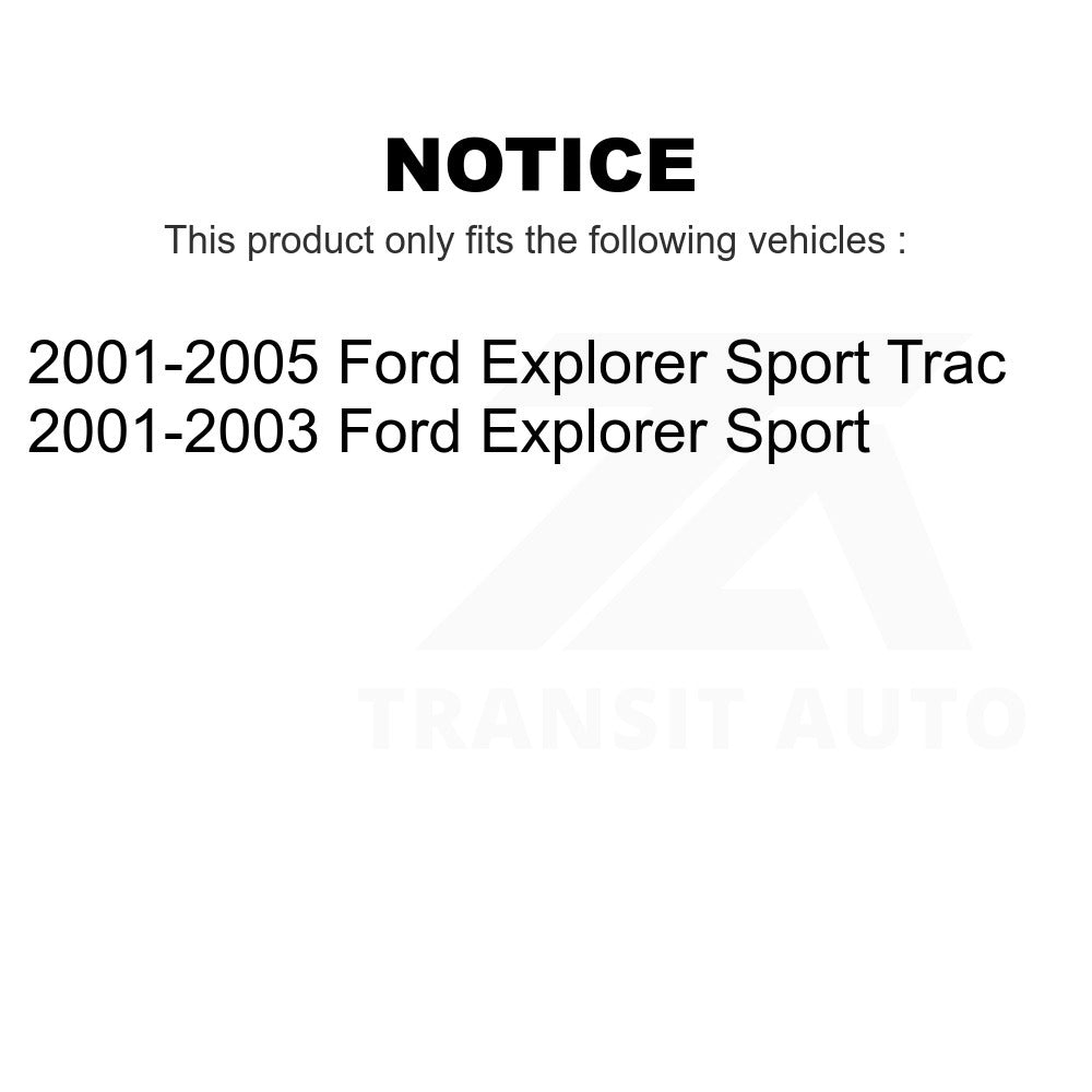 Front Inner Steering Tie Rod End TOR-EV80789 For Ford Explorer Sport Trac