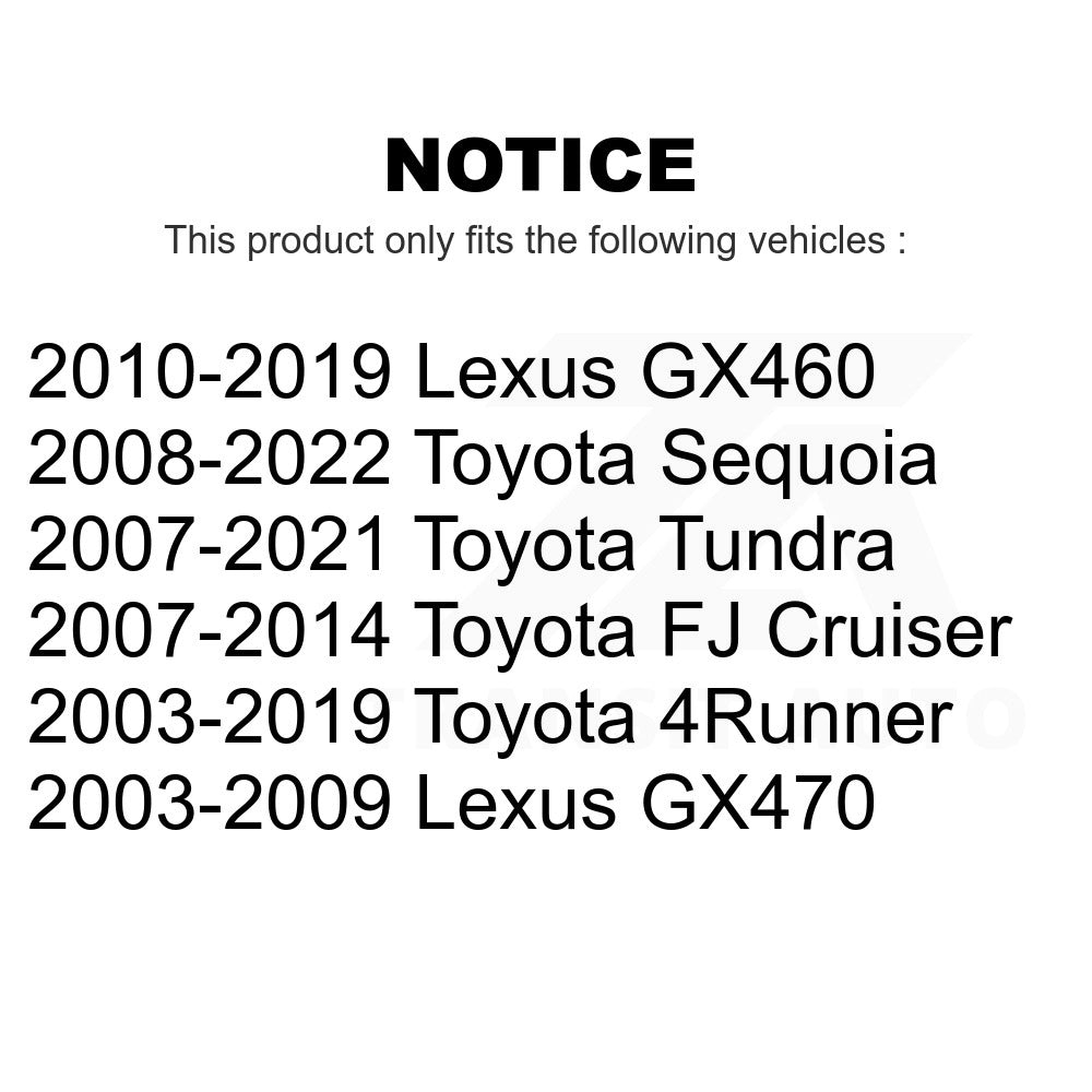 Front Upper Suspension Ball Joint TOR-K500018 For Toyota Tundra 4Runner Lexus GX460 FJ Cruiser Sequoia GX470