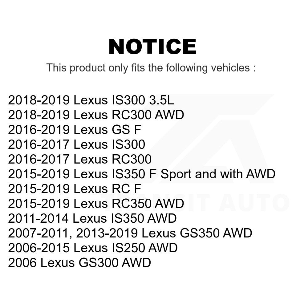 Front Lower Suspension Ball Joint TOR-K500126 For Lexus IS250 GS350 IS300 IS350 GS300 RC350 RC300 RC F GS