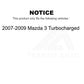 Front Suspension Stabilizer Bar Link Kit TOR-K750073 For 2007-2009 Mazda 3 Turbocharged