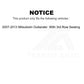 Rear Left Suspension Stabilizer Bar Link Kit TOR-K750290 For 2007-2013 Mitsubishi Outlander With 3rd Row Seating