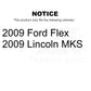 Front Right Suspension Stabilizer Bar Link Kit TOR-K750377 For 2009-2009 Ford Flex Lincoln MKS
