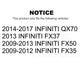 Front Right Suspension Stabilizer Bar Link Kit TOR-K750402 For INFINITI FX35 QX70 FX37 FX50
