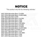 Rear Left Suspension Stabilizer Bar Link Kit TOR-K80456 For Mercedes-Benz C230 C240 CLK350 C320 C280 CLK320 CLK500 CLK550 C350 CLK55 AMG C32 C55 CLK63 E280