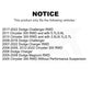 Front Right Suspension Stabilizer Bar Link Kit TOR-K80822 For Dodge Charger Chrysler 300 Challenger Magnum