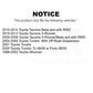 Front Suspension Stabilizer Bar Link Kit TOR-K90681 For Toyota Tacoma Tundra 4Runner