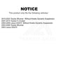 Front Right Suspension Stabilizer Bar Link Kit TOR-K90683 For Toyota 4Runner FJ Cruiser Lexus GX470