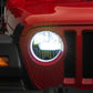 Raxiom 18-23 Jeep Wrangler JL Axial Series 9-In LED Headlights- Black Housing (Clear Lens)