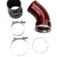 Wehrli 06-10 GM LBZ/LMM Duramax Passenger Side Intercooler Outlet Elbow Kit - Gloss Black
